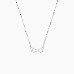 Collier Zelee Argent Blanc