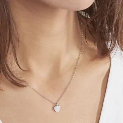 Collier Zilla Argent Blanc