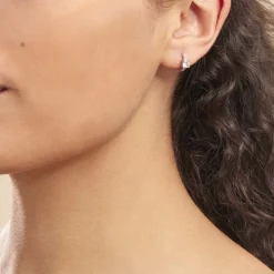 Creoles Argent Blanc Rio Oxydes De Zirconium