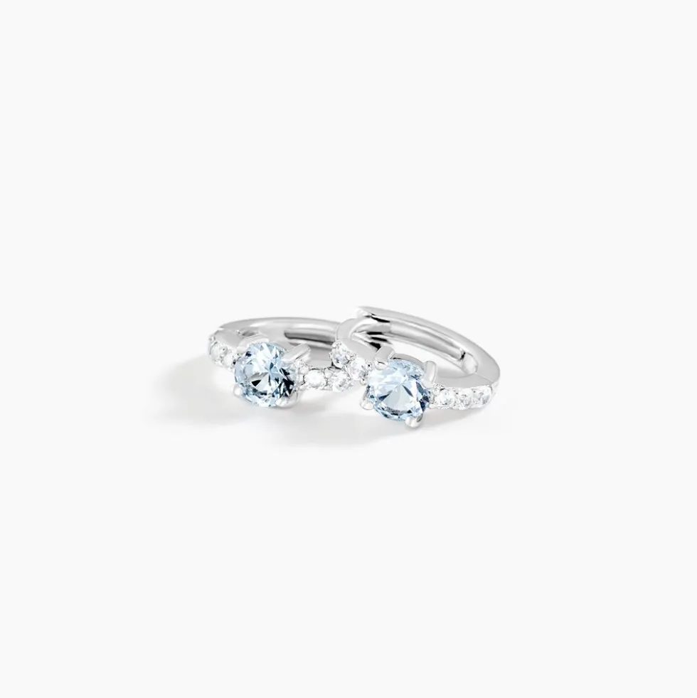 Creoles Rio Argent Blanc Oxyde De Zirconium