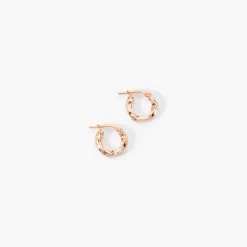 Creoles Argent Rose Diane