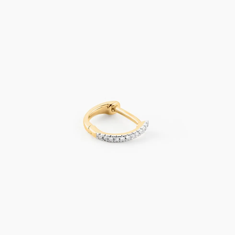 Créole Unitaire Aryanna Or Jaune Diamant