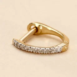 Créole Unitaire Aryanna Or Jaune Diamant