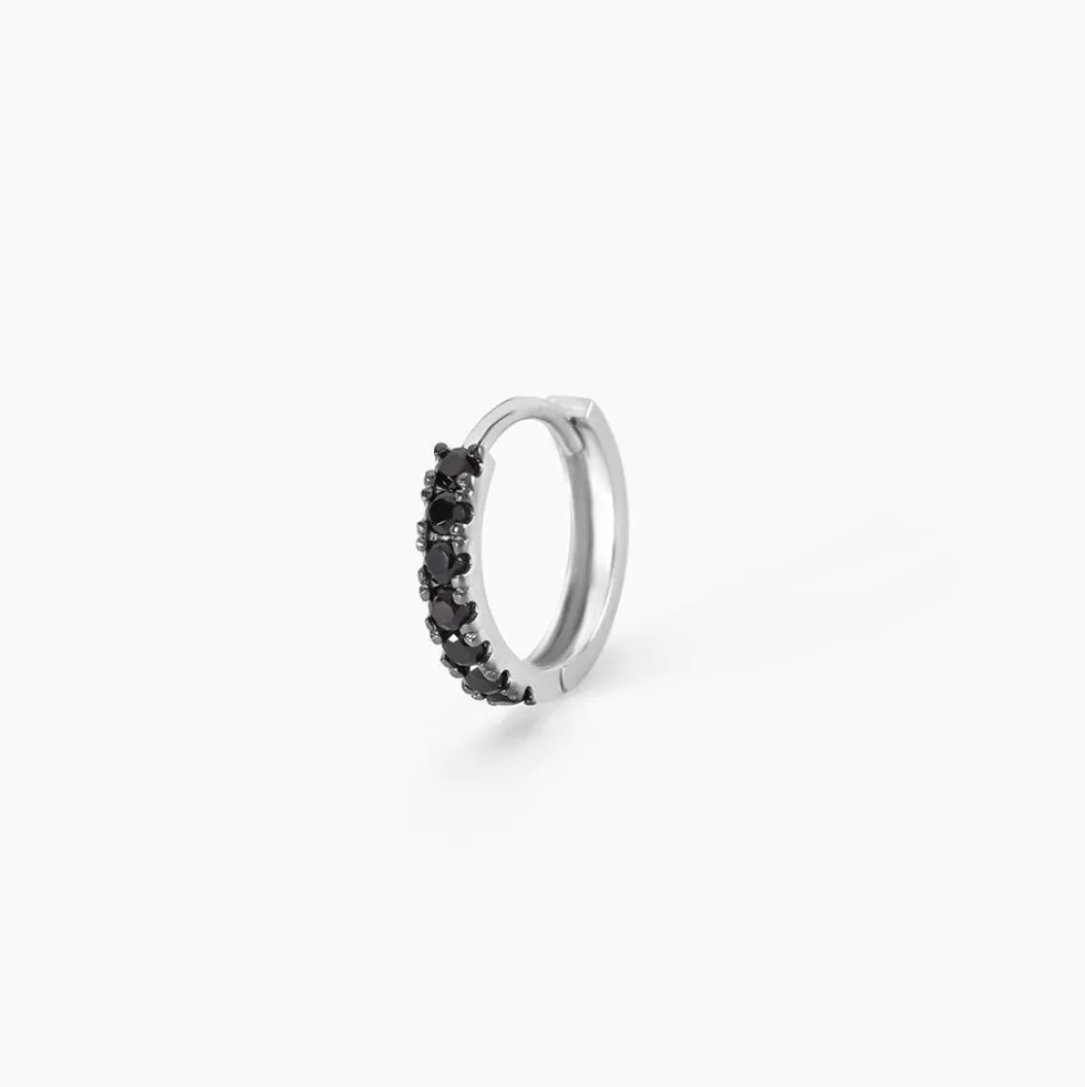 Créole Unitaire Vito Or Blanc Oxyde De Zirconium