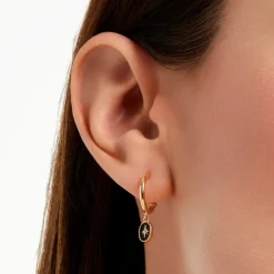 Créoles Alerya Plaqué Or Jaune Oxyde De Zirconium