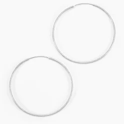 Créoles Argent Blanc Agathe