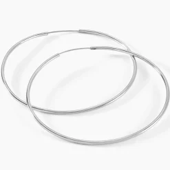 Créoles Argent Blanc Olympia