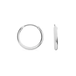 Créoles Argent Blanc Olympia