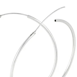 Créoles Argent Blanc Olympia