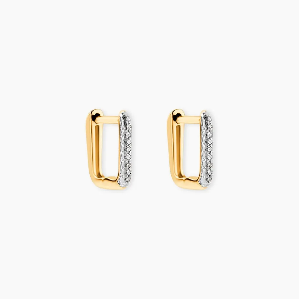 Créoles Daire Or Jaune Diamant