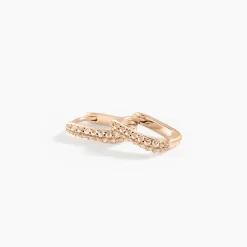 Créoles Rio Argent Rose Oxyde De Zirconium