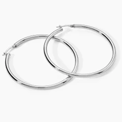 Créoles Argent Blanc Anne