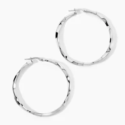 Créoles Argent Blanc Ires