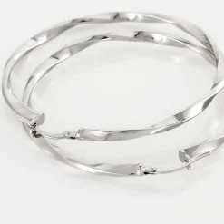 Créoles Argent Blanc Ires