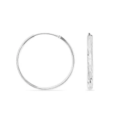 Créoles Argent Blanc Najiha