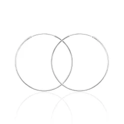 Créoles Argent Blanc Najiha