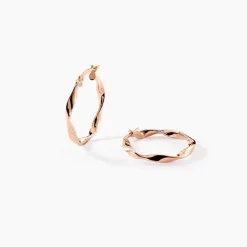 Créoles Argent Rose Alieno