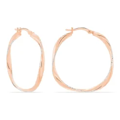 Créoles Argent Rose Alieno