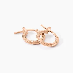 Créoles Djulia Argent Rose