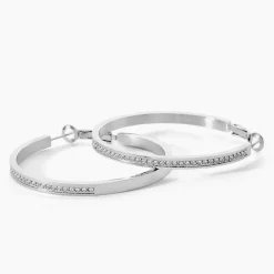 Créoles Guess Color My Day Acier Blanc Oxyde De Zirconium