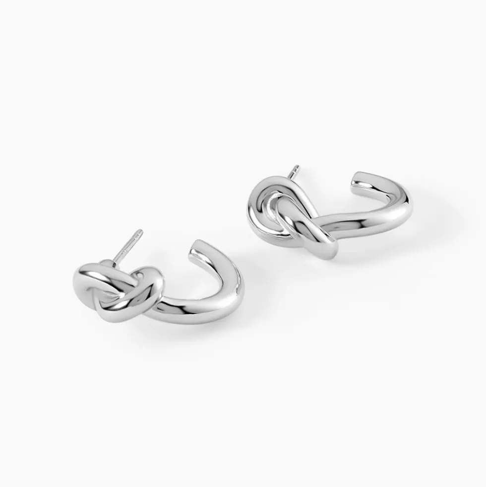 Créoles Haria Argent Blanc