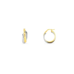 Créoles Kiara Or Bicolore
