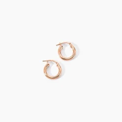 Créoles Maia Argent Rose