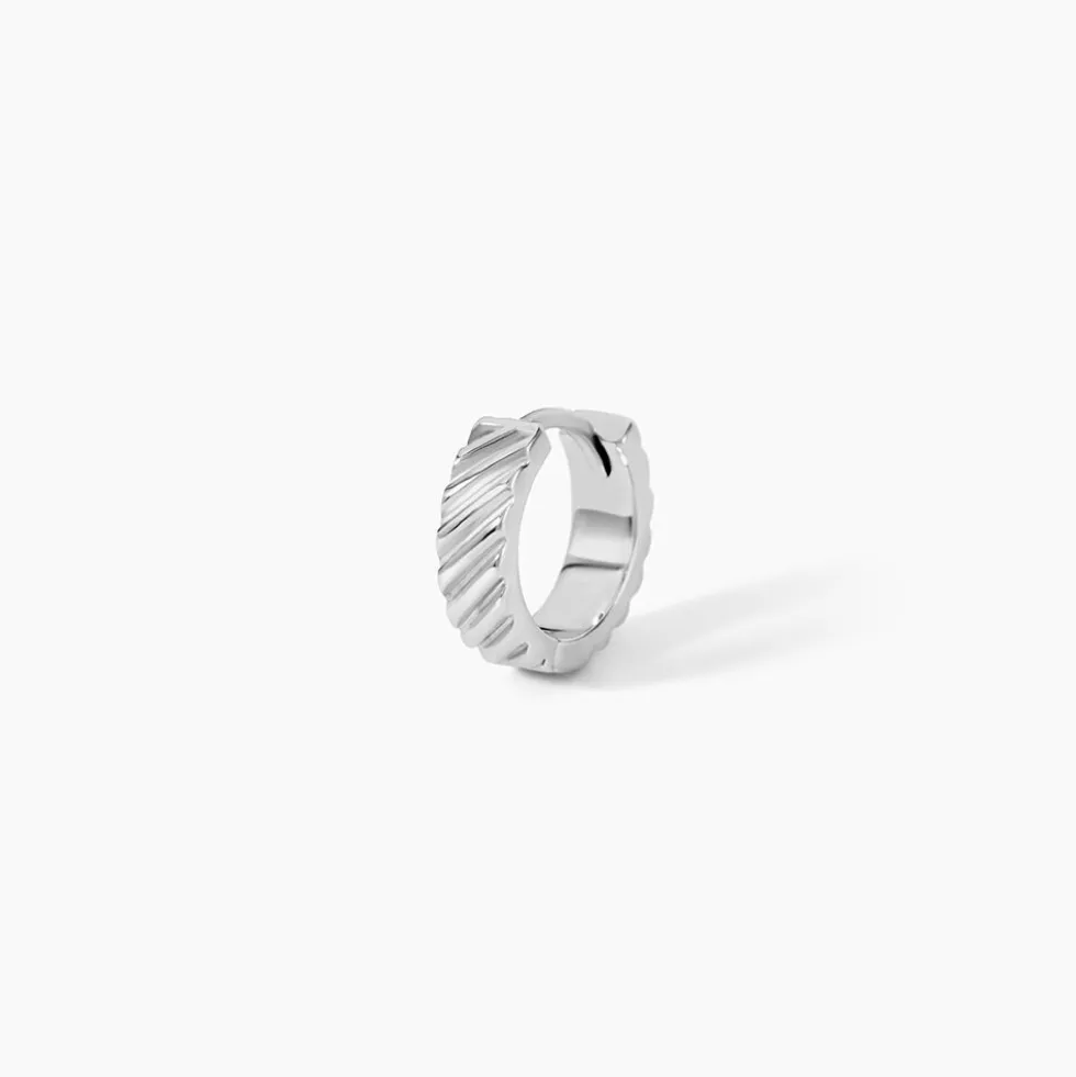 Créoles Orace Argent Blanc