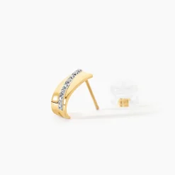 Créoles Timira Or Jaune Diamant