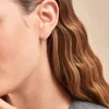 Créoles Yarina Argent Blanc Oxyde De Zirconium