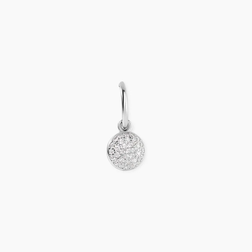 Créole Unitaire Argent Blanc Donelle Oxyde De Zirconium