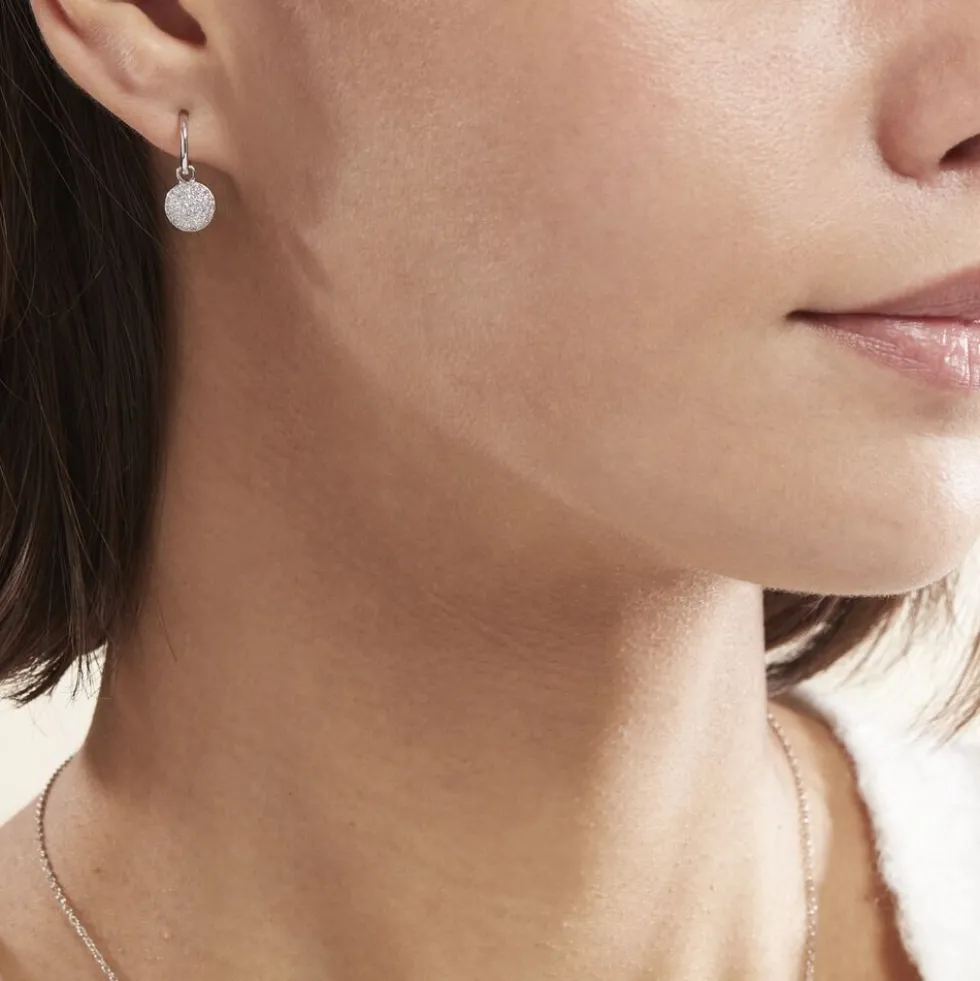 Créole Unitaire Argent Blanc Donelle Oxyde De Zirconium