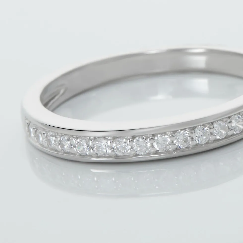 Demi Alliance Heket Argent Blanc Oxyde De Zirconium