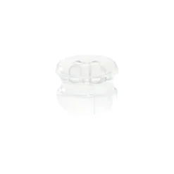 Fermoir Boucle D'oreille Silicone Or Blanc