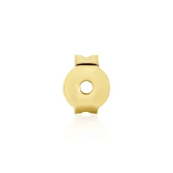 Fermoir Papillon Boucle D'oreille Or Jaune