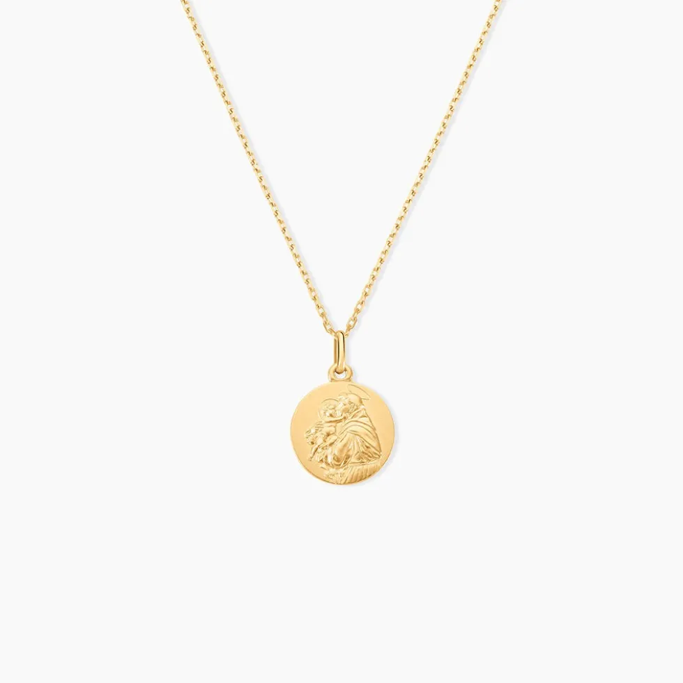 Medaille Or Jaune Saint Antoine De Padoue