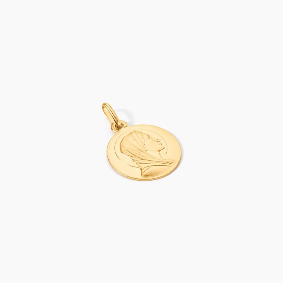 Medaille Or Jaune Vierge