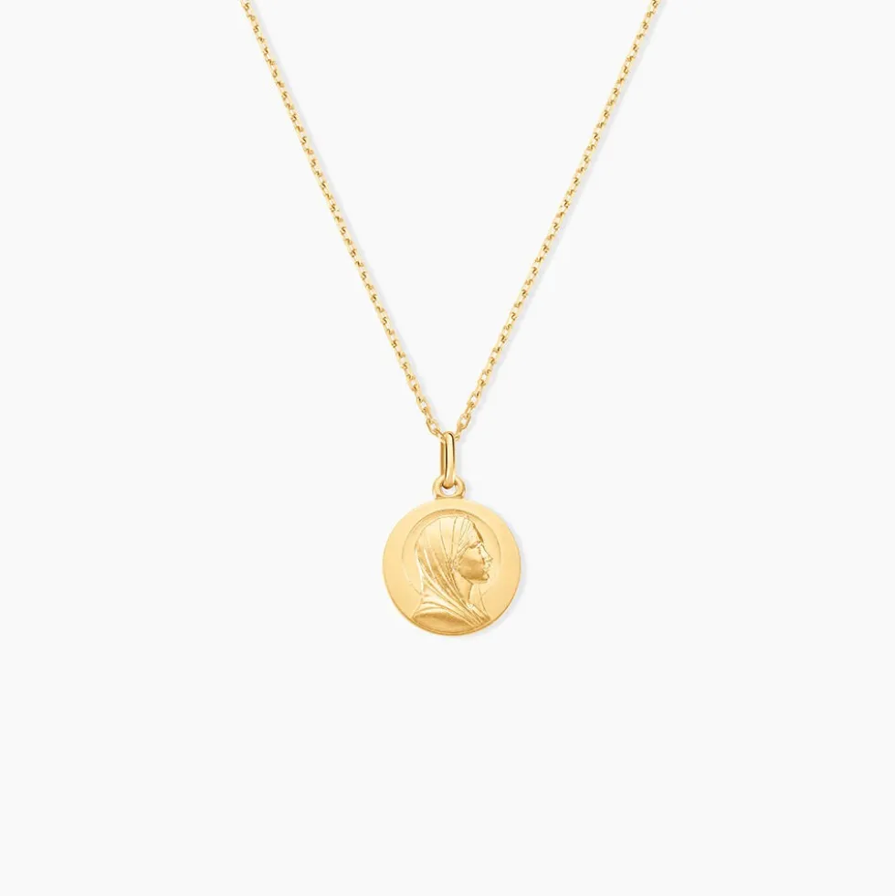 Medaille Or Jaune Vierge