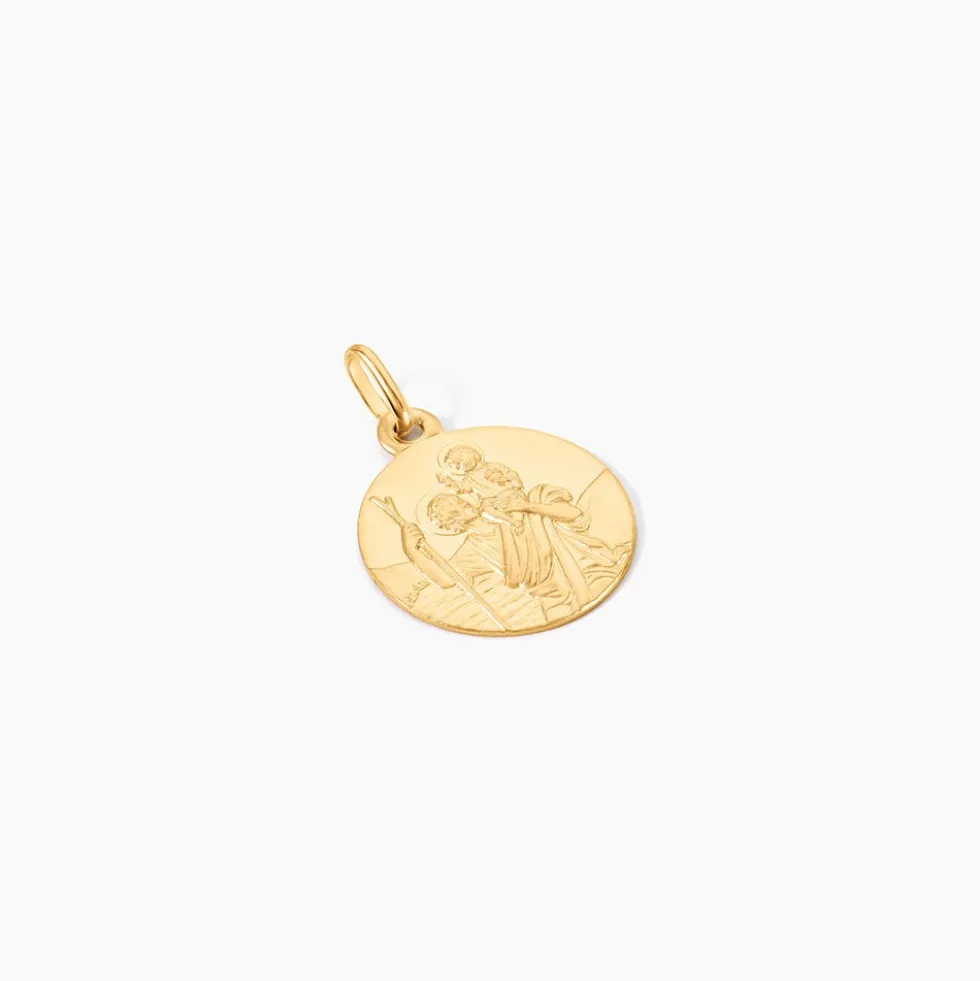 Medaille Or Jaune Saint Christophe