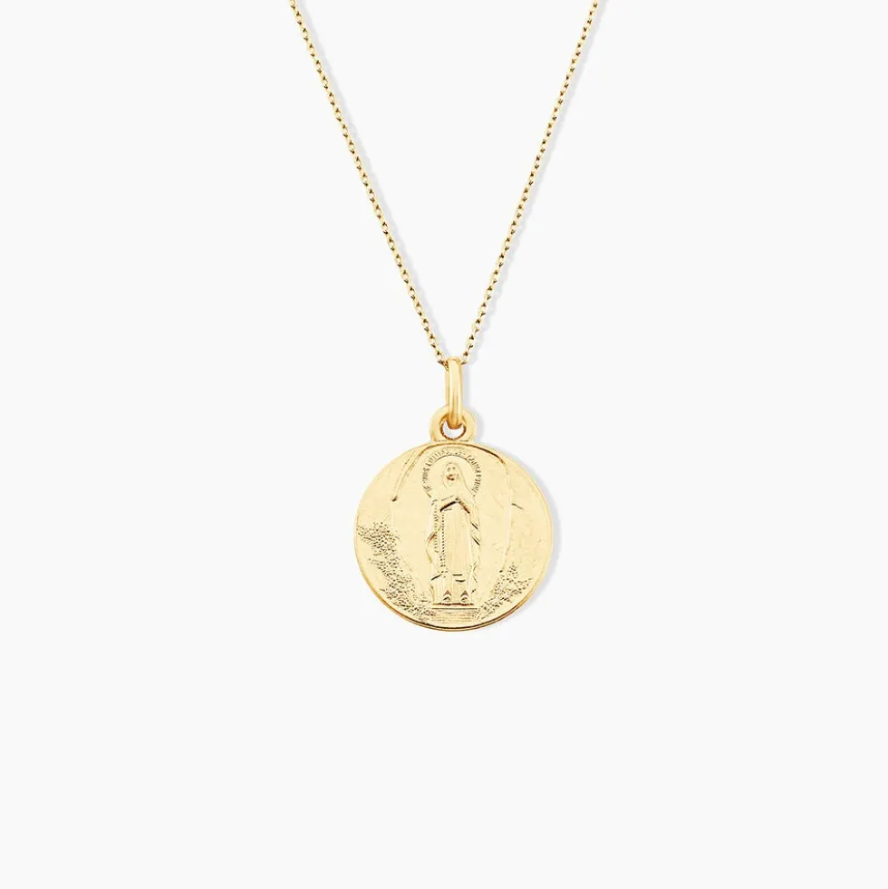 Medaille Or Jaune Vierge