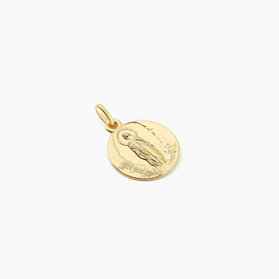 Medaille Or Jaune Vierge