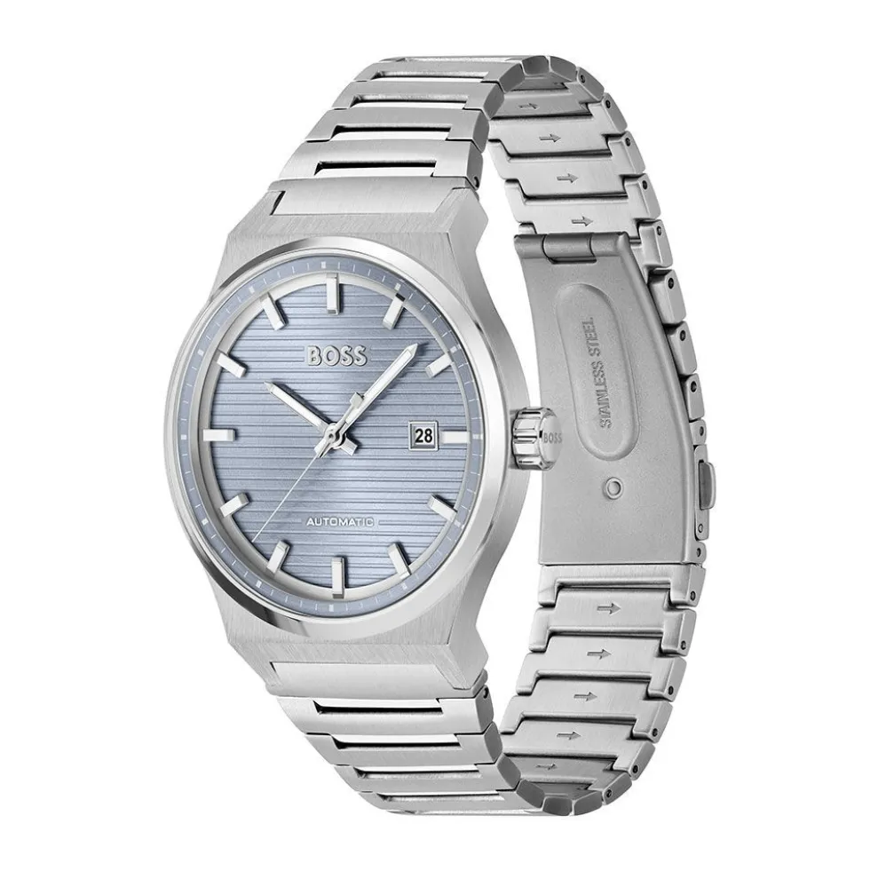 Montre Boss Candor Auto Bleu