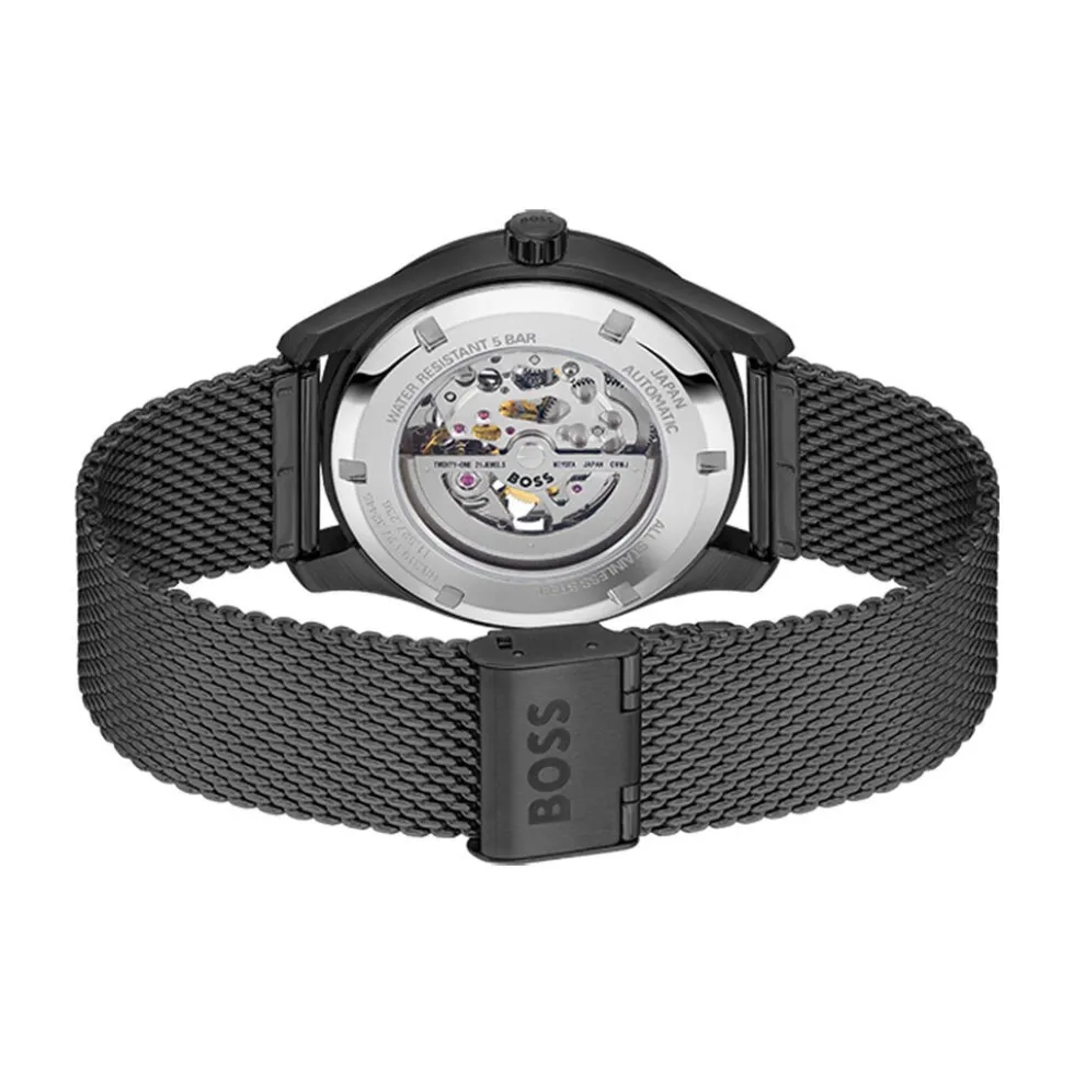 Montre Boss Principle Skeleton Noir
