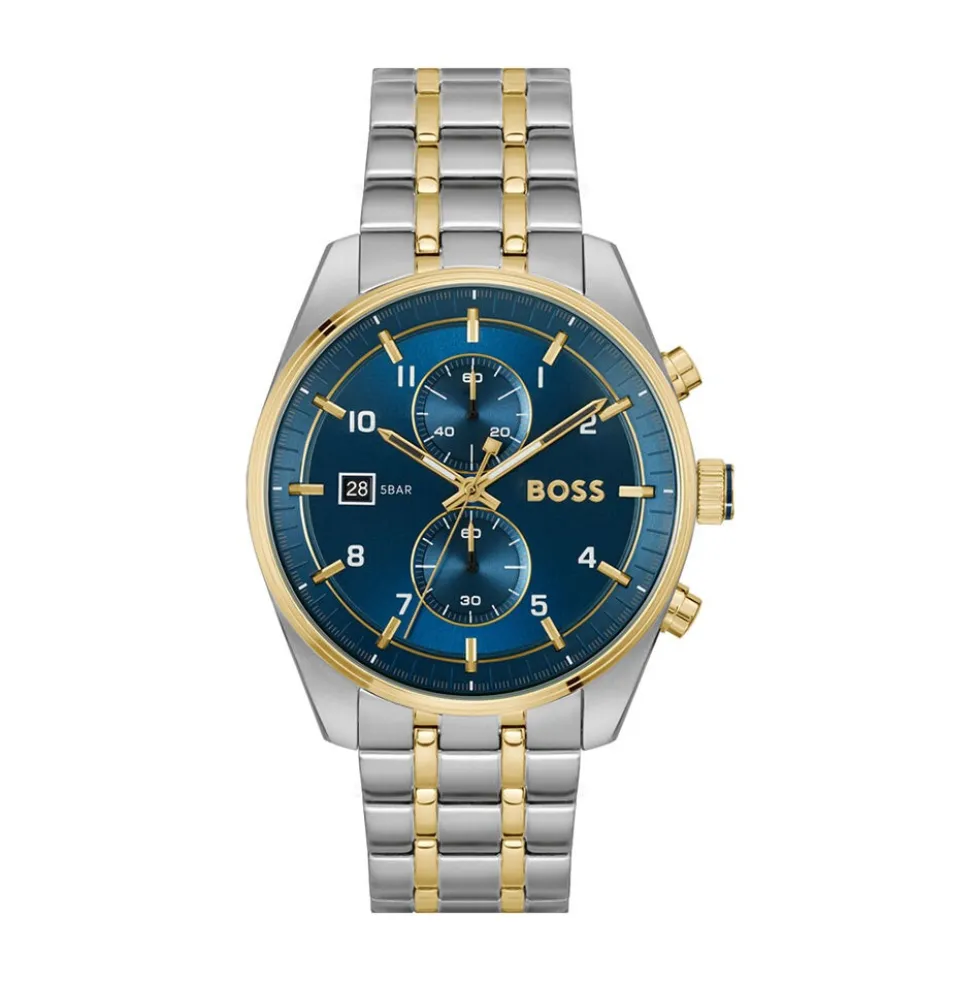 Montre Boss Skytraveller Bleu
