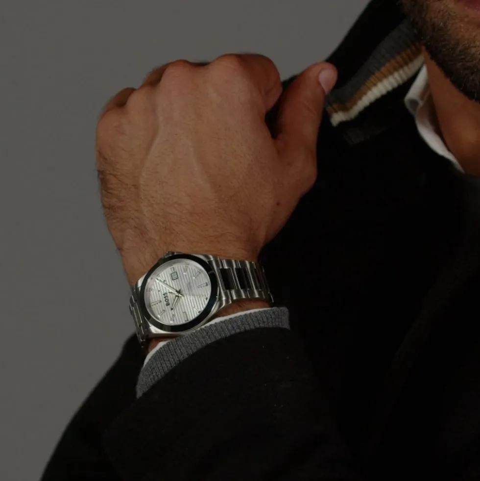 Montre Boss Strike Blanc