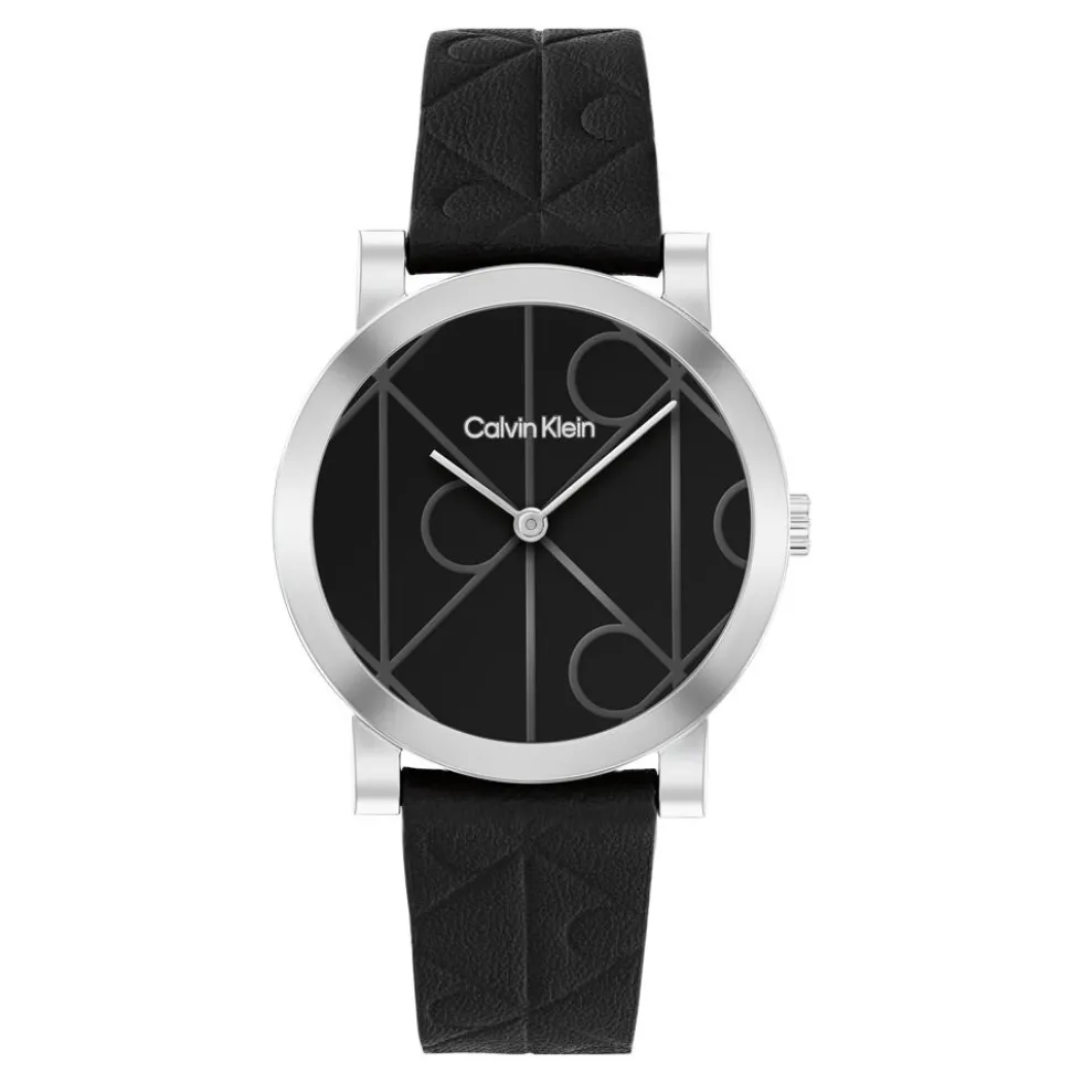 Montre Calvin Klein Monogram Noir