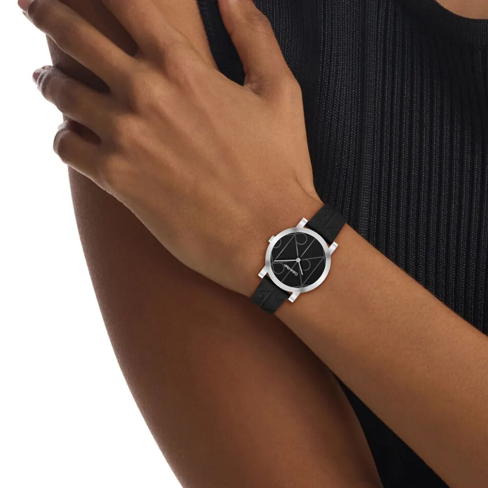 Montre Calvin Klein Monogram Noir