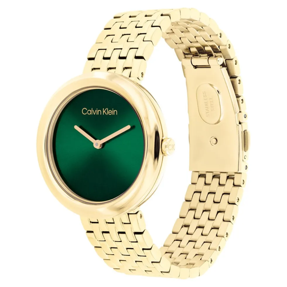 Montre Calvin Klein Twisted Bezel Vert