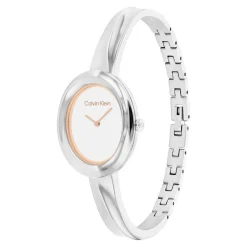 Montre Calvin Klein Twisted Bezel Blanc
