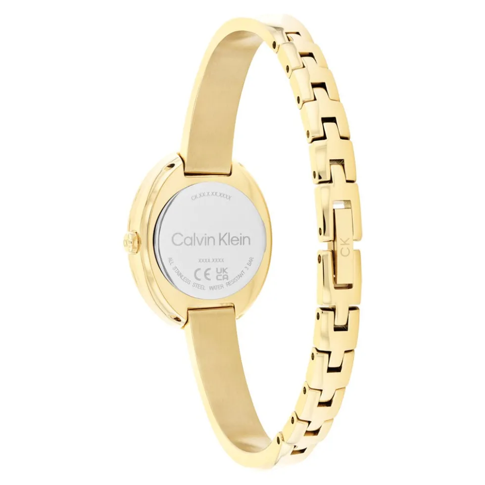 Montre Calvin Klein Twisted Bezel Doré